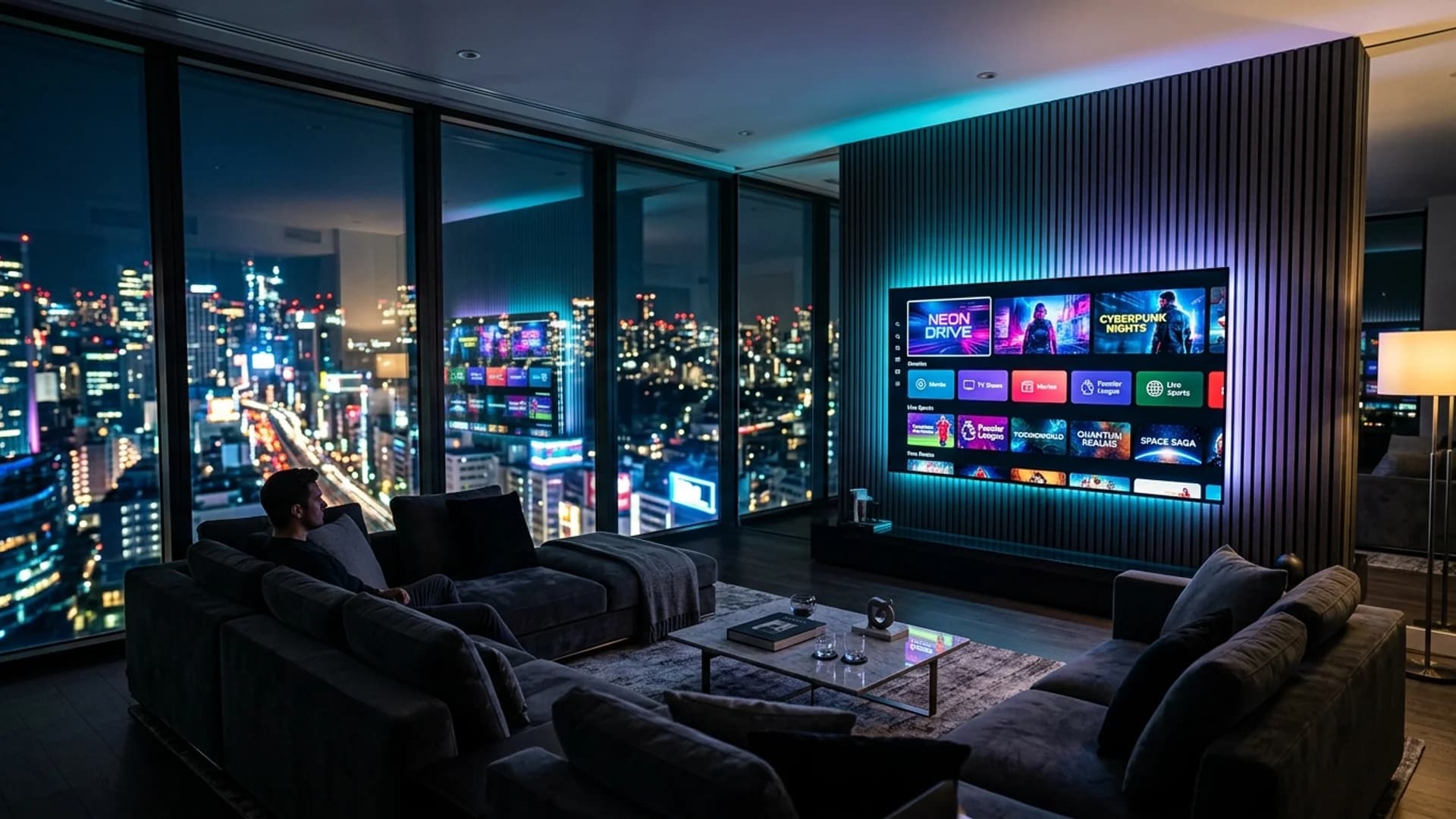 Trimix IPTV 4K Live Streaming Penthouse Display